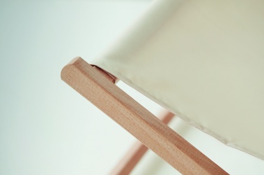 Logo trade promotional items image of: Beach chair in wood